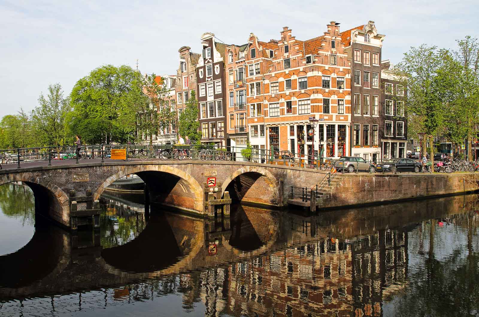 Hoek Prinsengracht, Amsterdam, varen